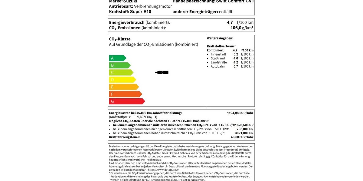 Suzuki Swift Comfort CVT Hybrid +Apple+Navi+Garantie+ 3.550 km 19.890 &euro; Meerbusch 40667