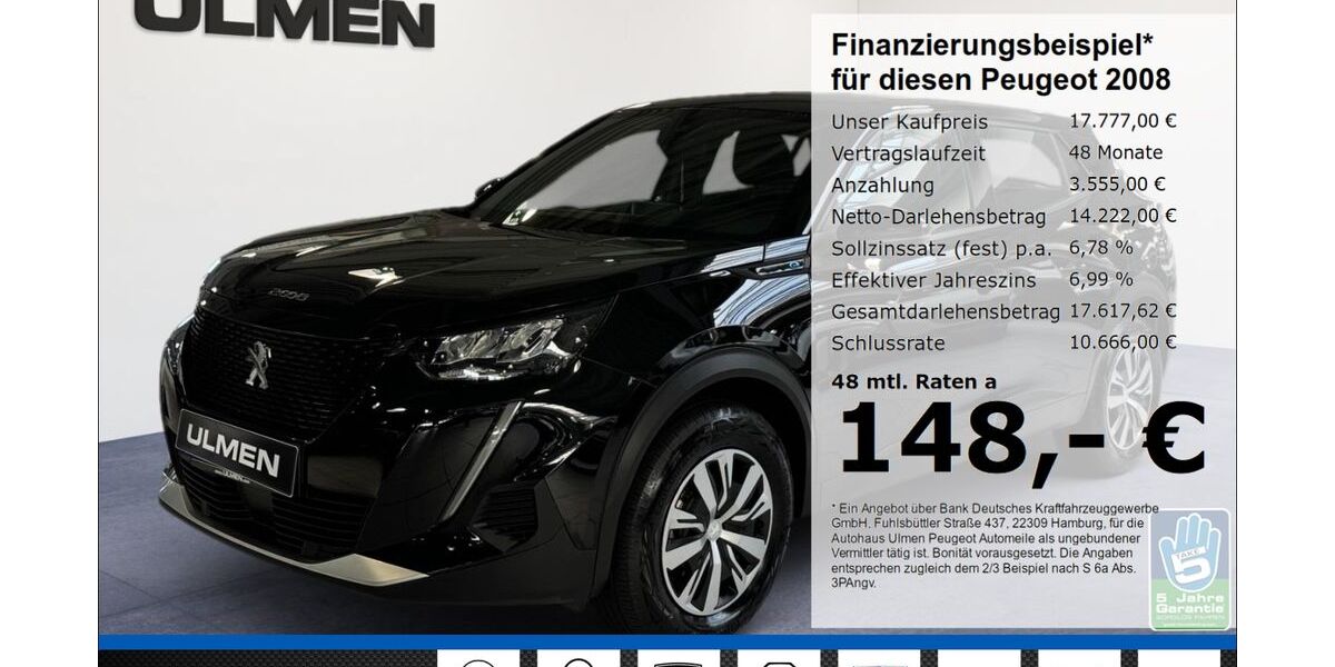Peugeot 2008 15.508 km 17.777 &euro; Düsseldorf 40233