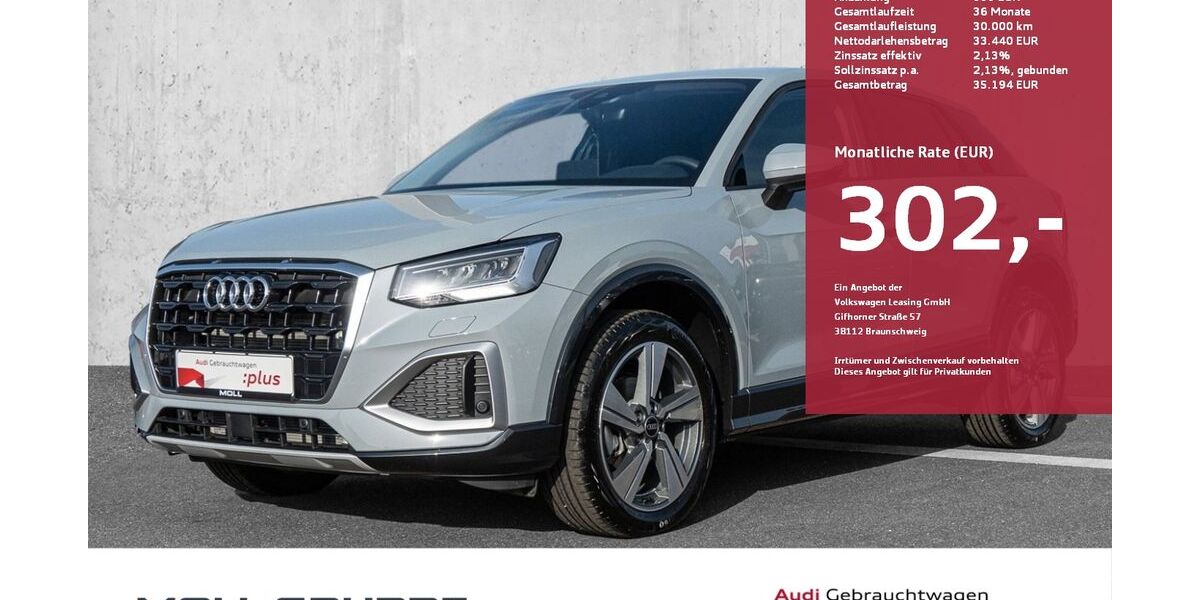 Audi Q2 1.980 km 32.740 &euro; Düsseldorf 40549