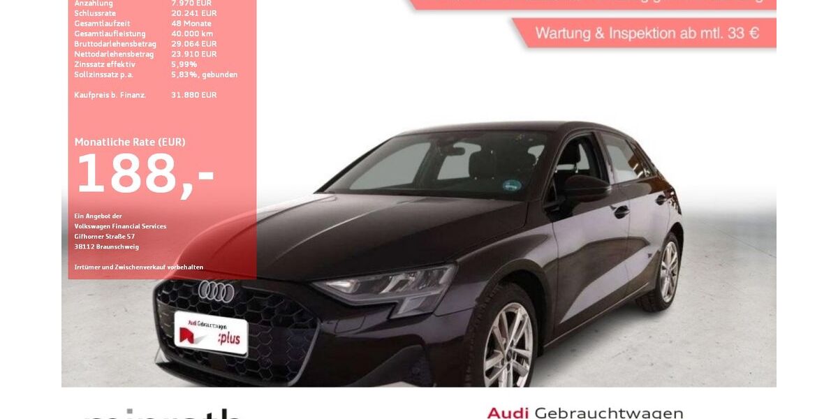 Audi A3 25.863 km 31.630 &euro; Moers-Hülsdonk 47441