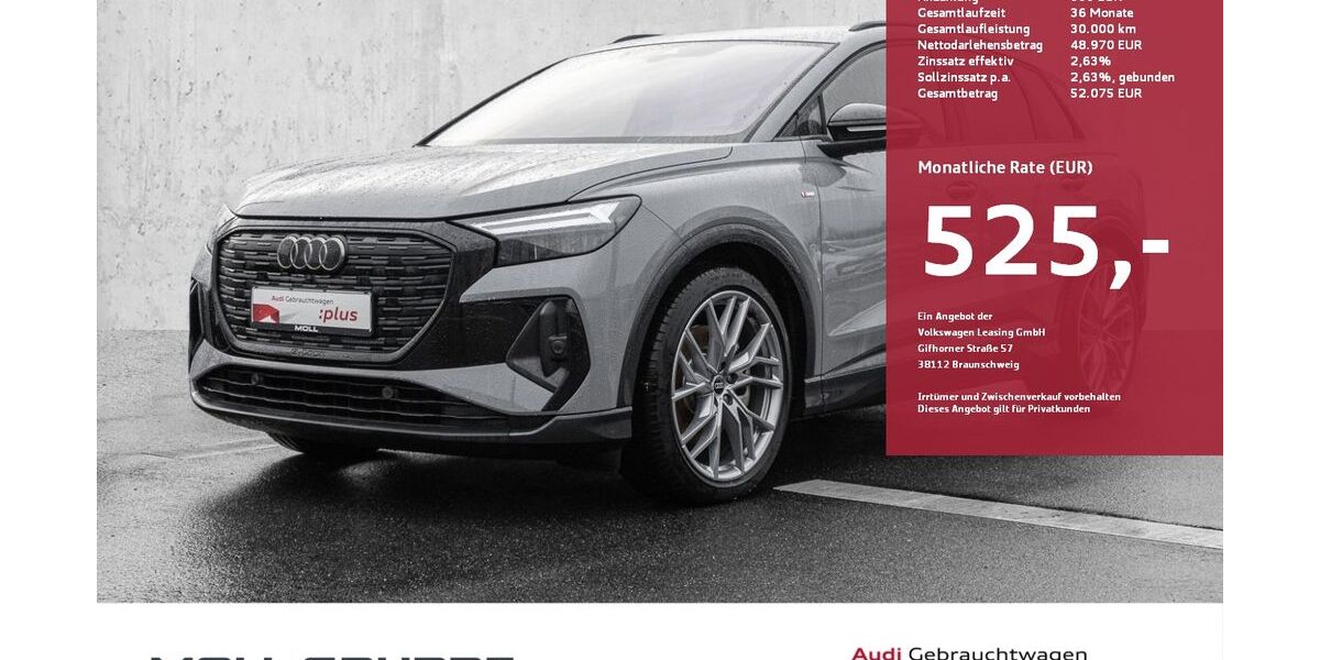 Audi Q4 e-tron 6.580 km 48.580 &euro; Düsseldorf 40549