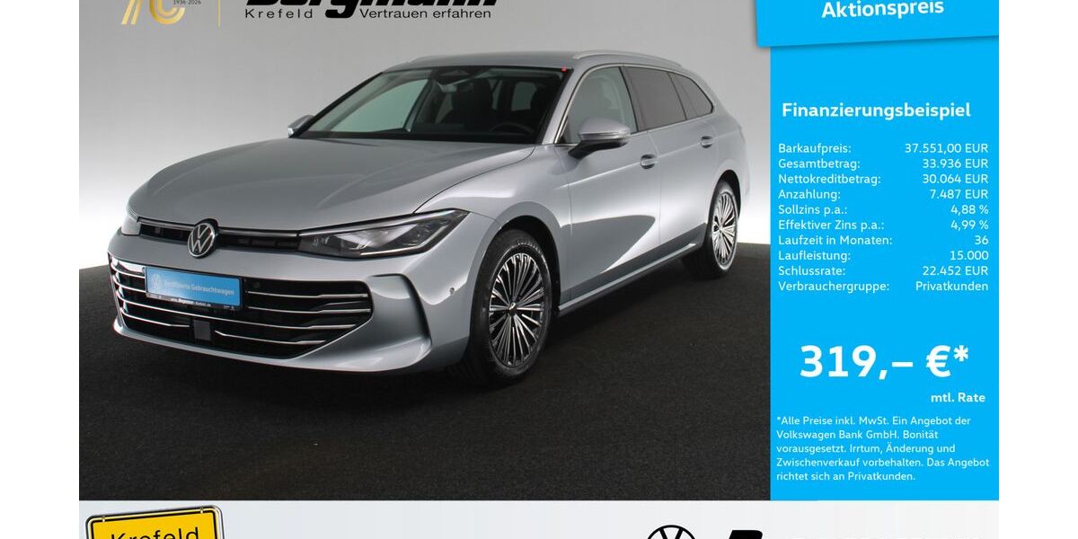 VW Passat 21.200 km 37.551 &euro; Krefeld 47803