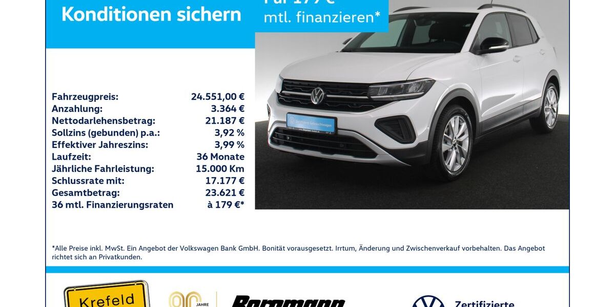 VW T-Cross 25.531 km 24.551 &euro; Krefeld 47803