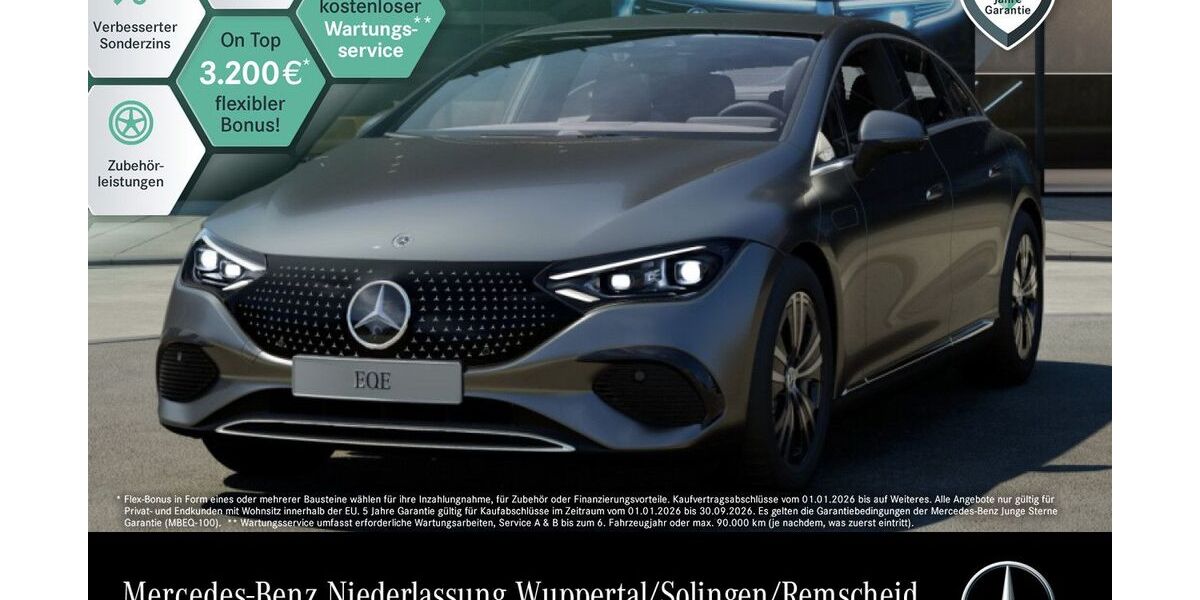 Mercedes-Benz EQE 12.602 km 43.990 &euro; Wuppertal 42115
