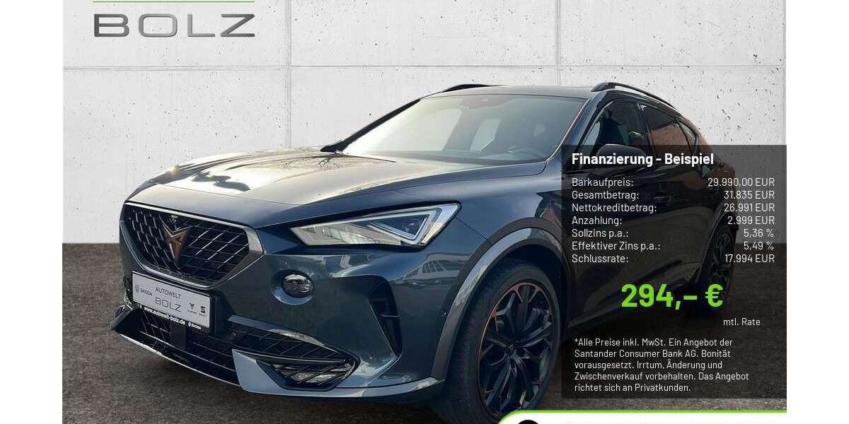 Cupra Formentor 16.746 km 29.990 &euro; Pulheim 50259