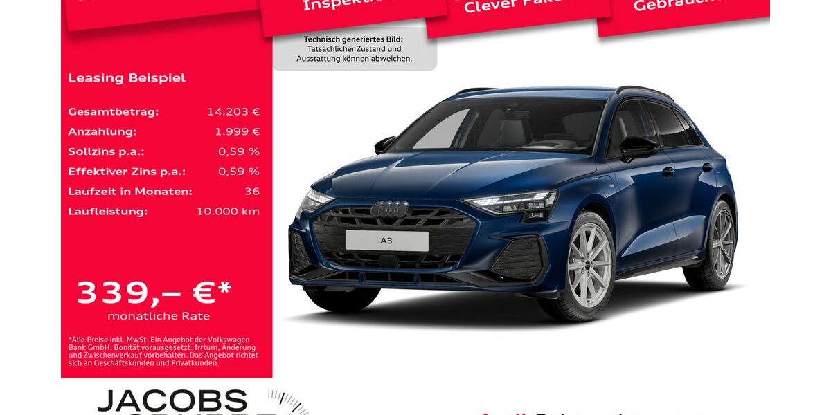 Audi A3 5.200 km 42.940 &euro; Mönchengladbach 41066