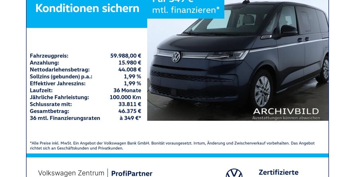 VW T7 Multivan 17.402 km 59.988 &euro; Leverkusen 51379