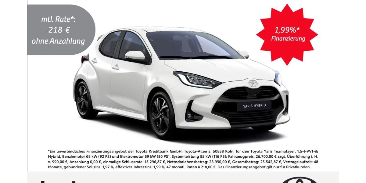 Toyota Yaris 14.500 km 22.680 &euro; Wuppertal 42109