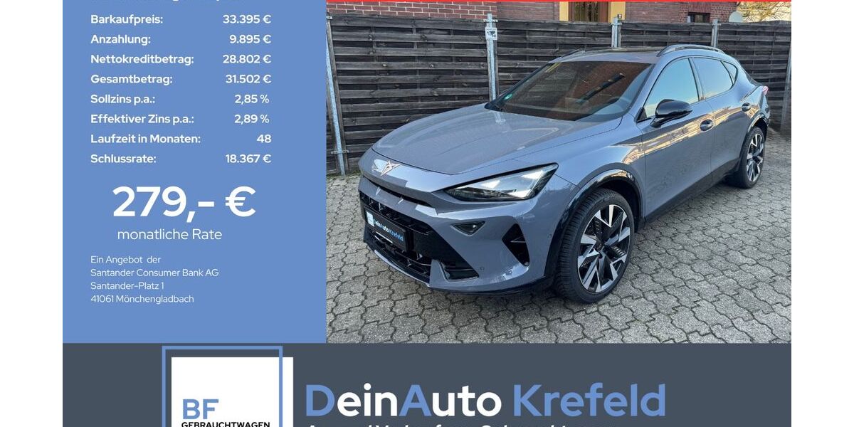 Cupra Formentor 39.380 km 31.395 &euro; Krefeld 47839
