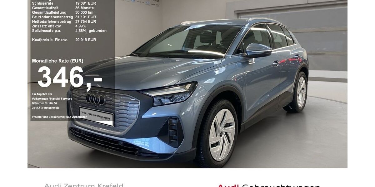 Audi Q4 e-tron 52.741 km 29.918 &euro; Krefeld 47805