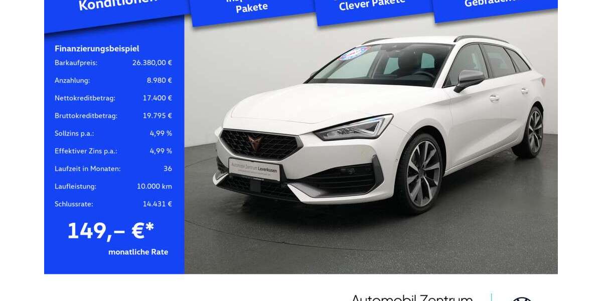 Cupra Leon 51.375 km 26.380 &euro; Leverkusen 51379