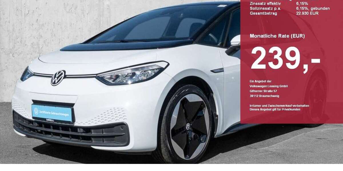 VW ID.3 30.349 km 19.990 &euro; Düsseldorf 40474