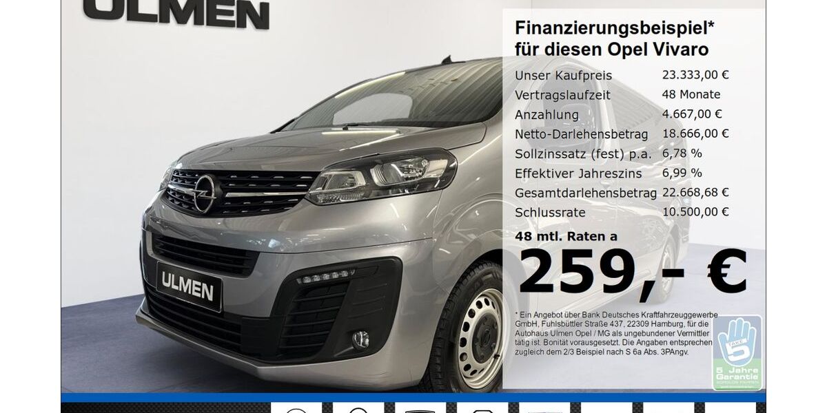 Opel Vivaro 86.015 km 23.333 &euro; Düsseldorf 40231
