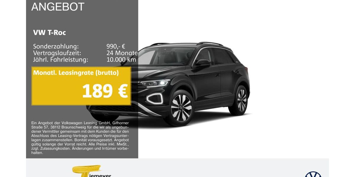 VW T-Roc 18.573 km 28.290 &euro; Oberhausen 46047