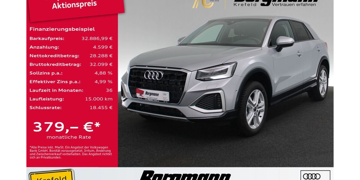 Audi Q2 11.250 km 32.887 &euro; Krefeld 47803