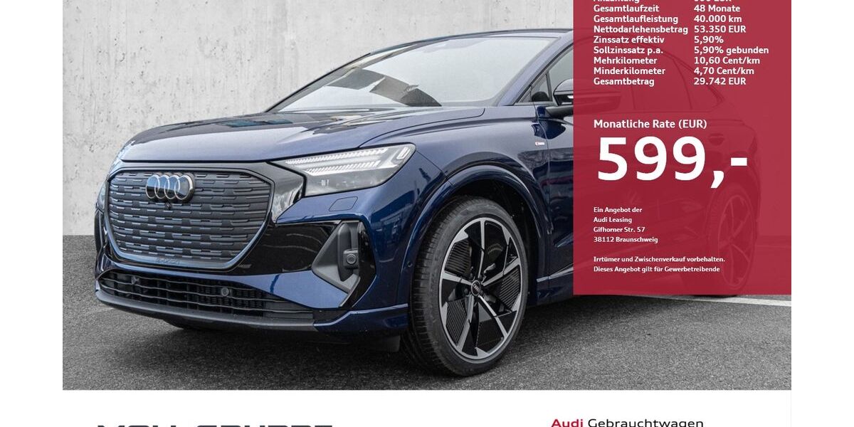 Audi Q4 e-tron 10.000 km 59.990 &euro; Düsseldorf 40549