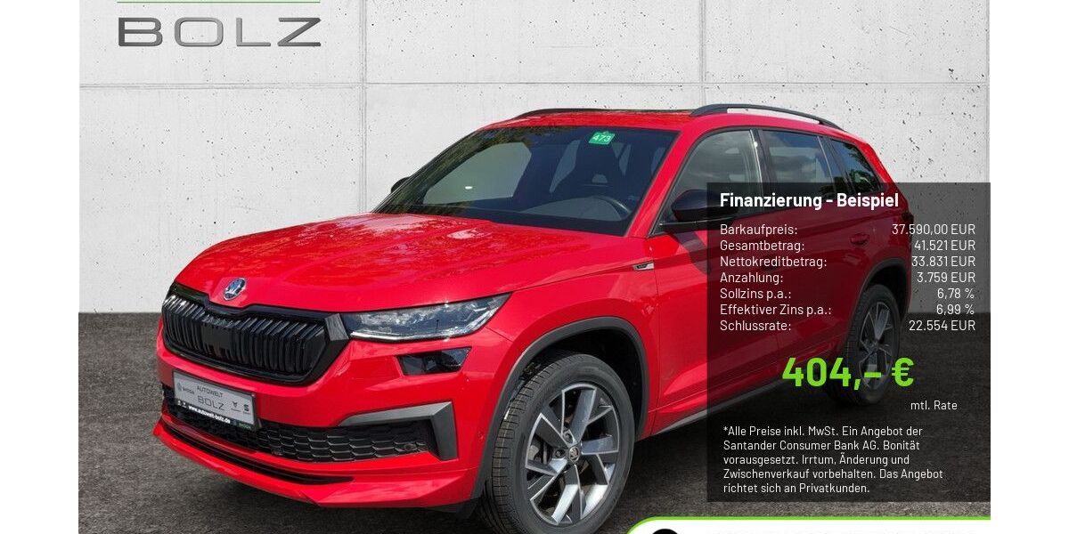 Skoda Kodiaq 40.478 km 37.590 &euro; Pulheim-Brauweiler 50259