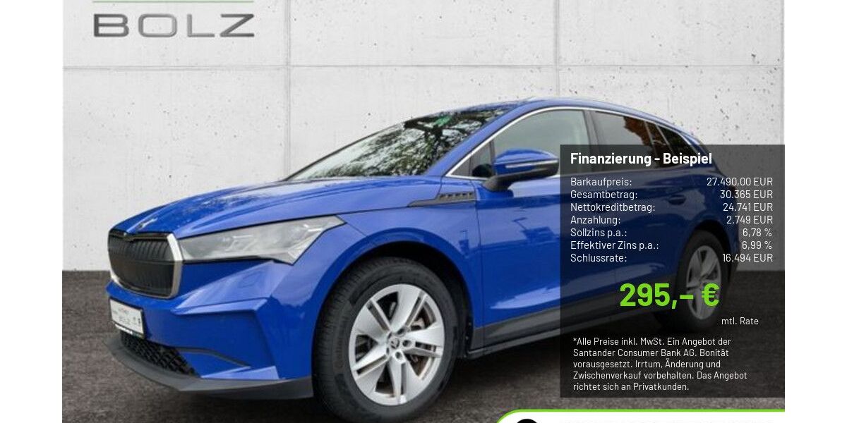 Skoda Enyaq 40.125 km 27.490 &euro; Pulheim-Brauweiler 50259
