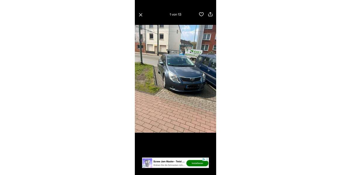 Toyota Avensis 164.500 km 7.500 &euro; Duisburg 47166