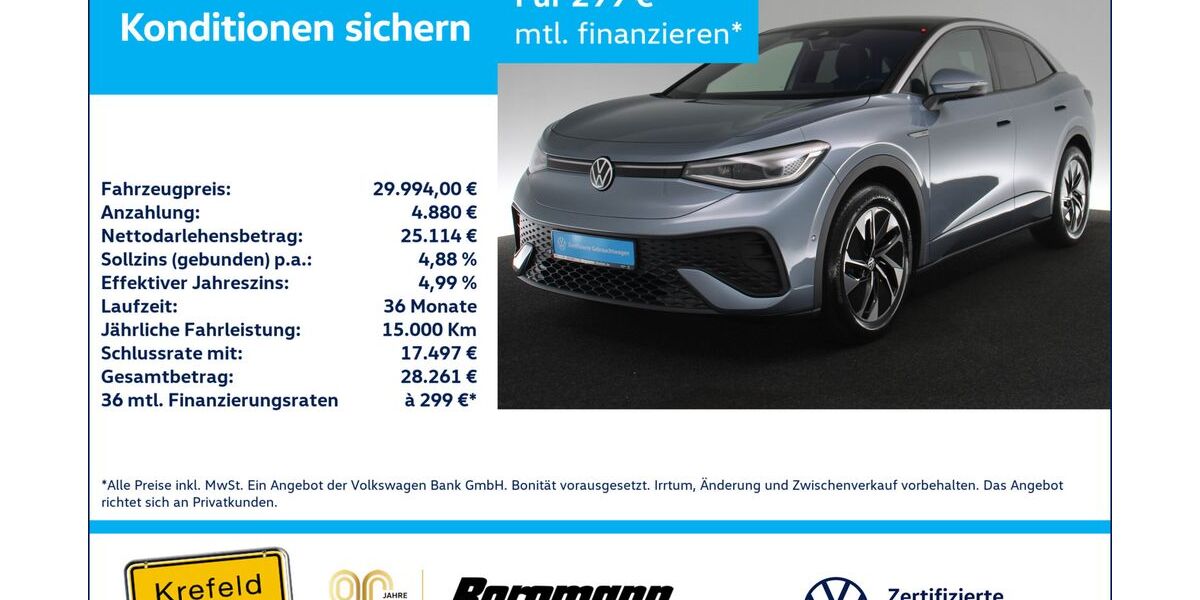 VW ID.5 64.996 km 29.994 &euro; Krefeld 47803