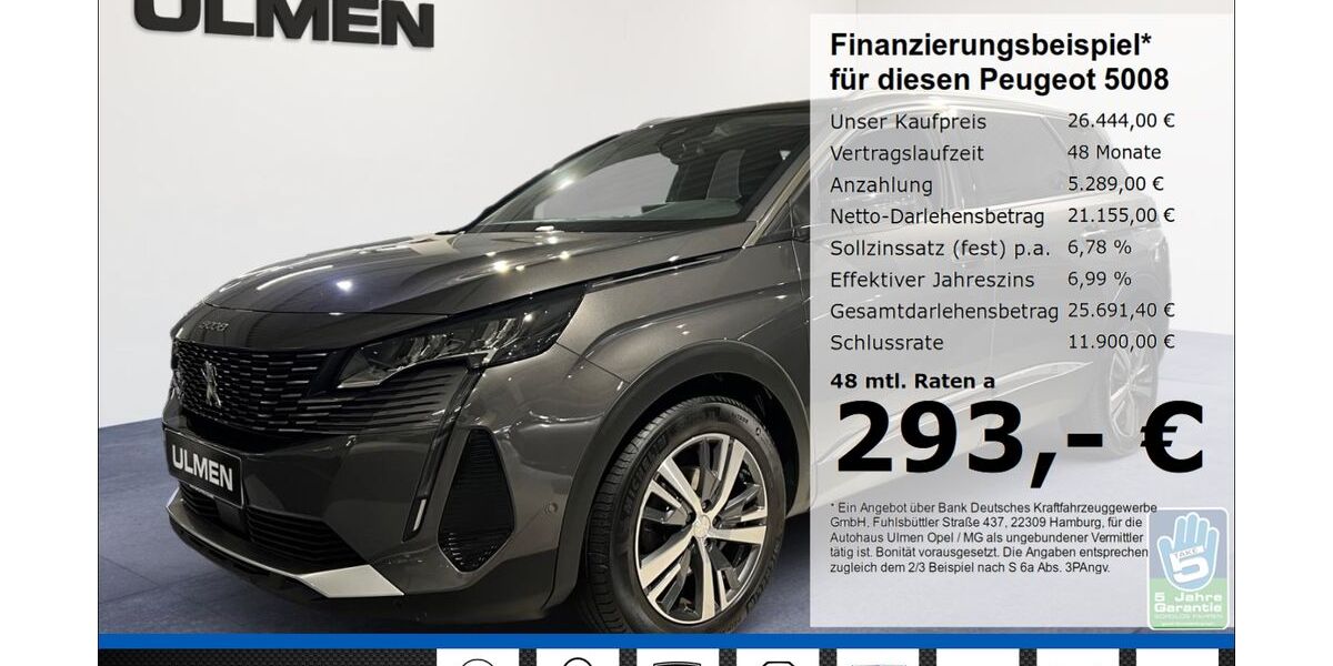 Peugeot 5008 34.360 km 26.444 &euro; Düsseldorf 40231