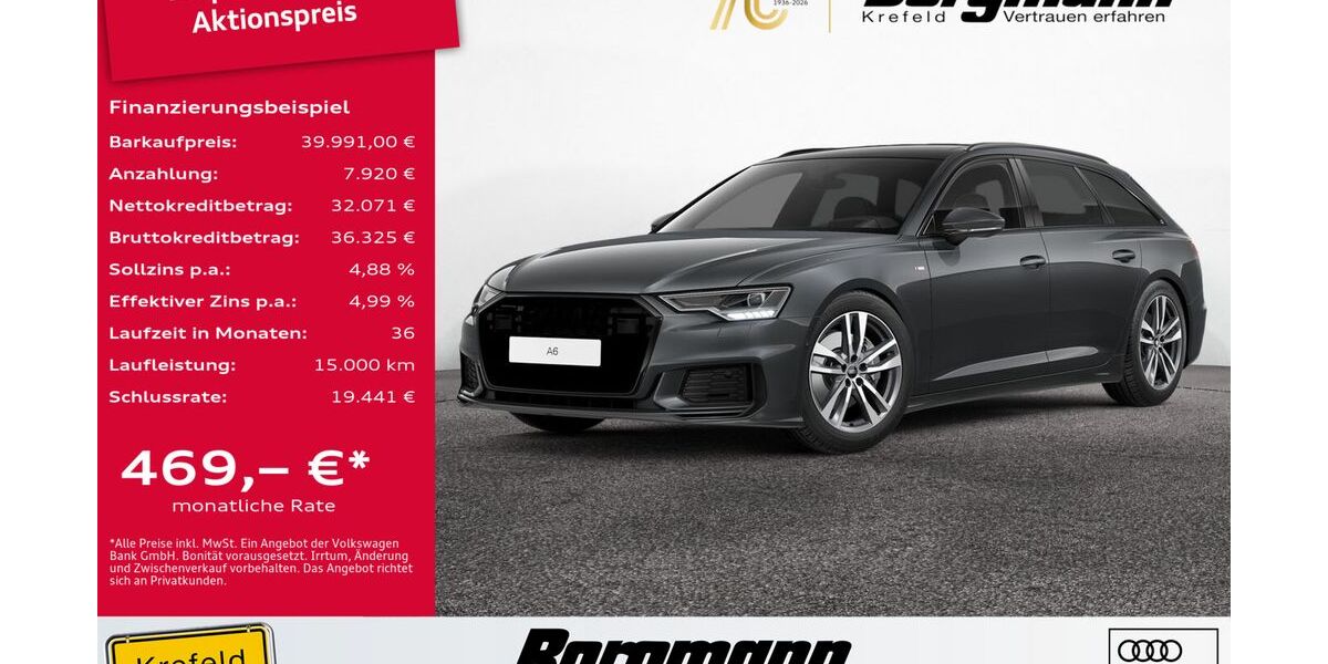 Audi A6 105.296 km 39.991 &euro; Krefeld 47803