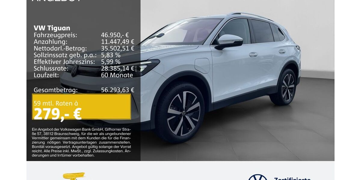 VW Tiguan 7.450 km 45.220 &euro; Duisburg 47059