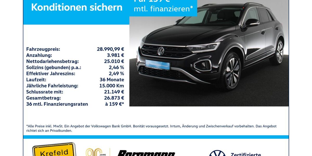 VW T-Roc 26.794 km 28.991 &euro; Krefeld 47803
