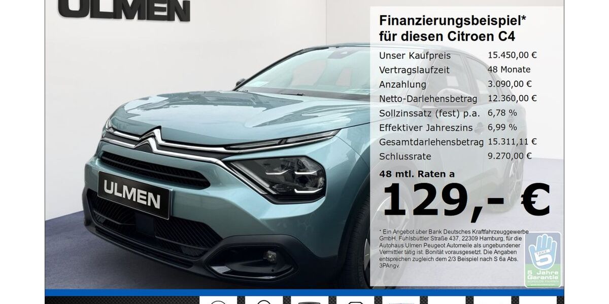 Citroen C4 14.639 km 15.450 &euro; Düsseldorf 40233