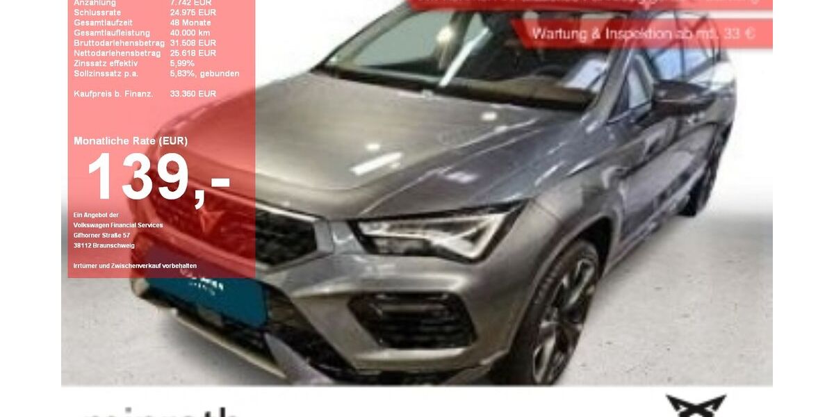 Cupra Ateca 11.940 km 31.860 &euro; Moers-Hülsdonk 47441