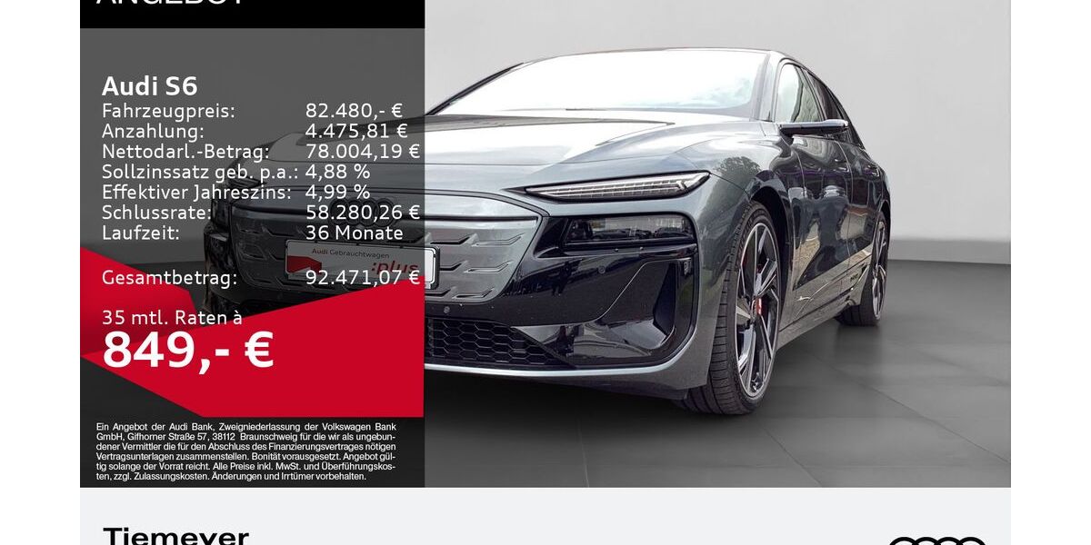 Audi S6 9.990 km 81.480 &euro; Remscheid 42897
