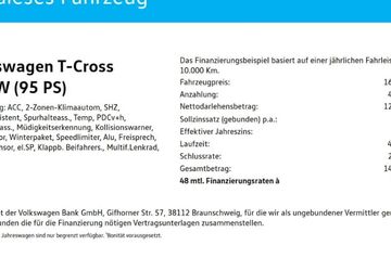 VW T-Cross 41.093 km 15.950 &euro; Wuppertal 42109