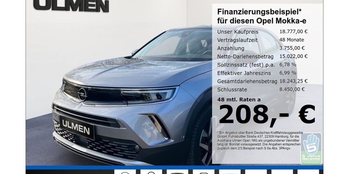 Opel Mokka-e 24.530 km 18.777 &euro; Düsseldorf 40231