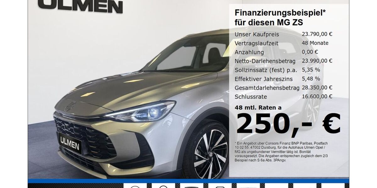 MG ZS 1.589 km 23.490 &euro; Düsseldorf 40231