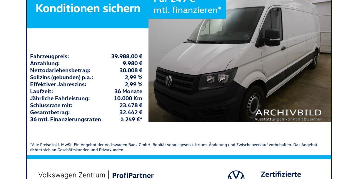 VW Crafter 36.040 km 39.988 &euro; Leverkusen 51379