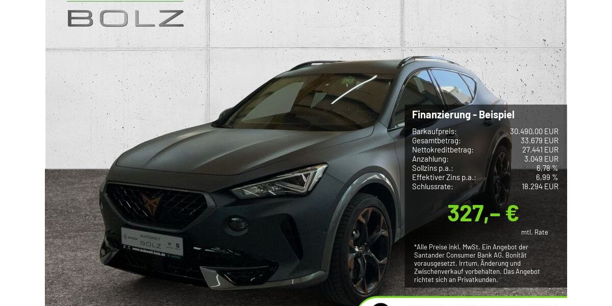 Cupra Formentor 47.238 km 30.490 &euro; Pulheim-Brauweiler 50259