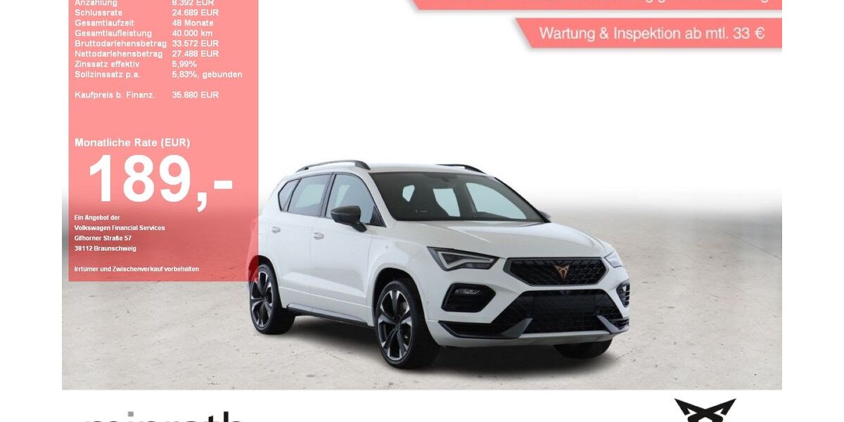 Cupra Ateca 16.486 km 32.880 &euro; Moers-Hülsdonk 47441