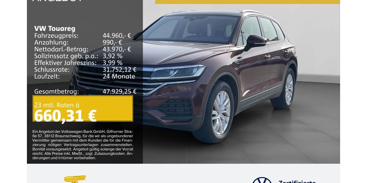 VW Touareg 54.049 km 41.970 &euro; Remscheid 42897