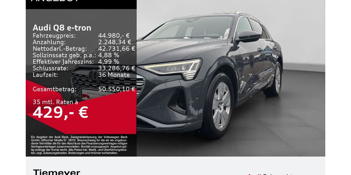 Audi Q8 e-tron 74.297 km 44.980 &euro; Remscheid 42897