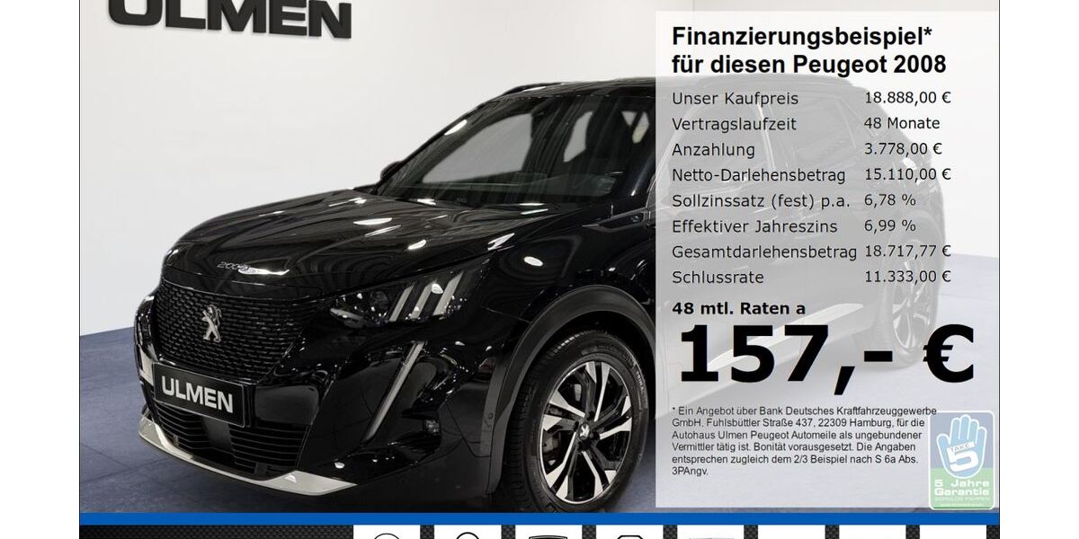 Peugeot 2008 41.130 km 18.888 &euro; Düsseldorf 40233