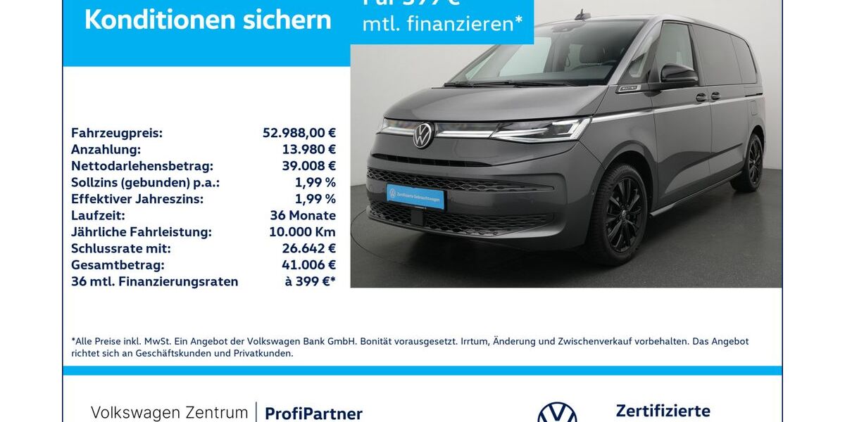 VW T7 Multivan 26.187 km 52.980 &euro; Leverkusen 51379