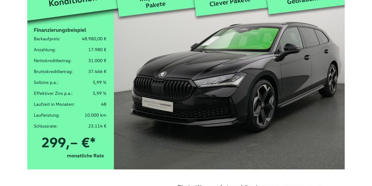 Skoda Superb 1.009 km 48.980 &euro; Leverkusen 51379
