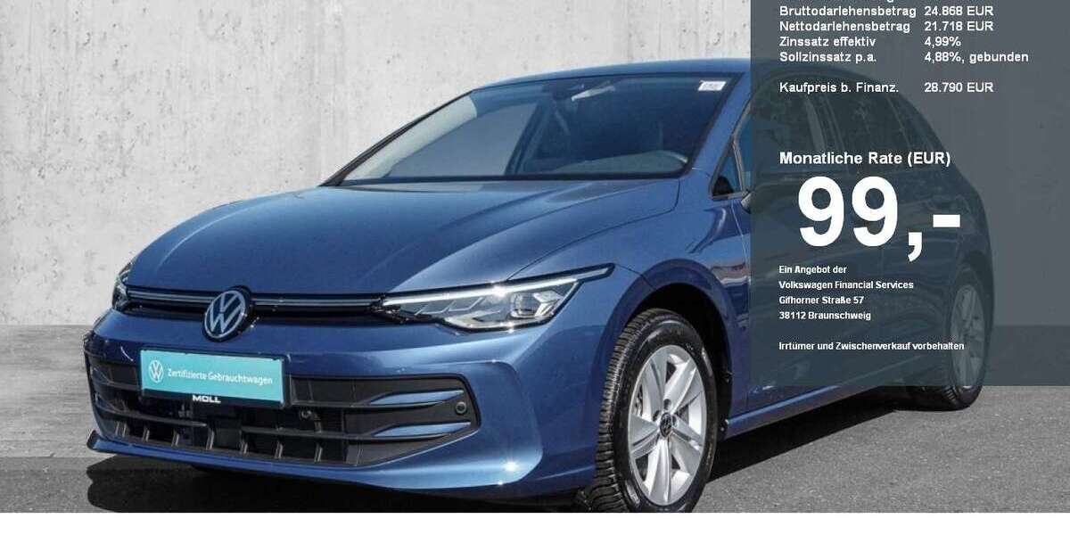 VW Golf 3.447 km 28.790 &euro; Düsseldorf 40549