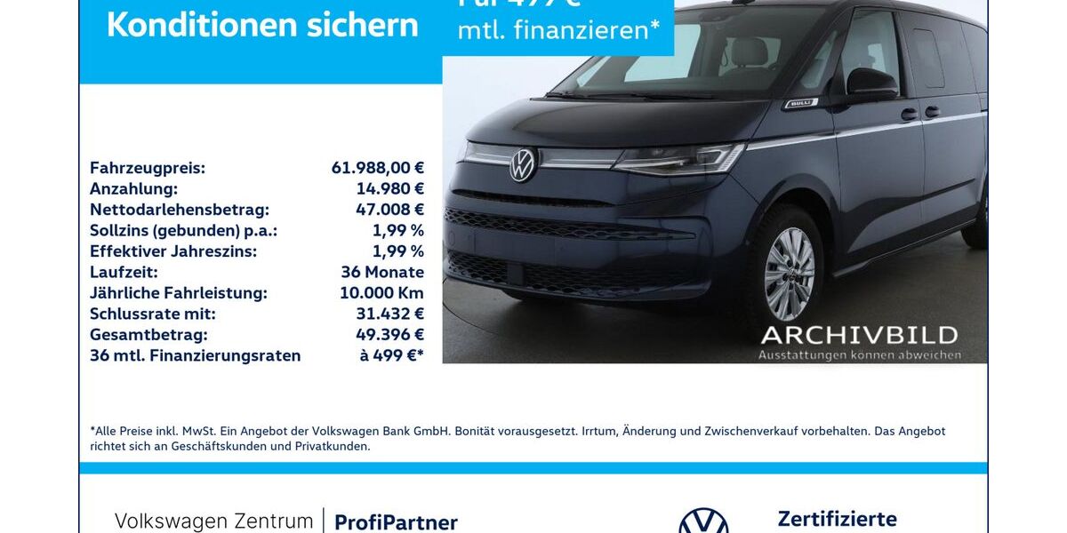 VW T7 Multivan 16.807 km 61.988 &euro; Leverkusen 51379