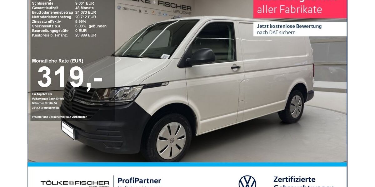VW T6 Transporter 83.692 km 25.189 &euro; Krefeld 47805