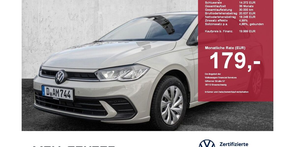 VW Polo 10.000 km 19.999 &euro; Kaarst 41564