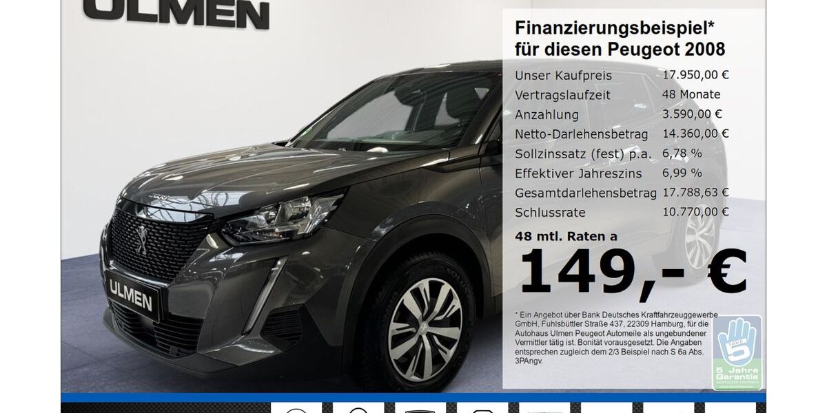 Peugeot 2008 10.478 km 17.950 &euro; Düsseldorf 40233