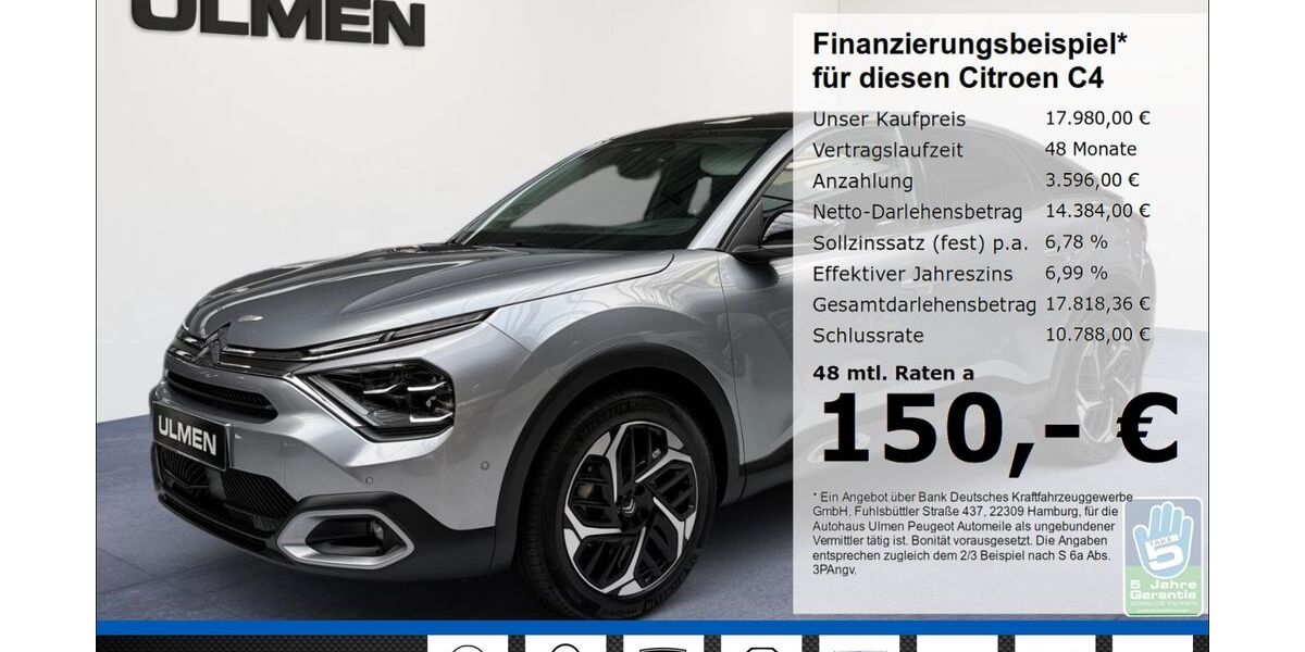 Citroen C4 28.459 km 17.980 &euro; Düsseldorf 40233