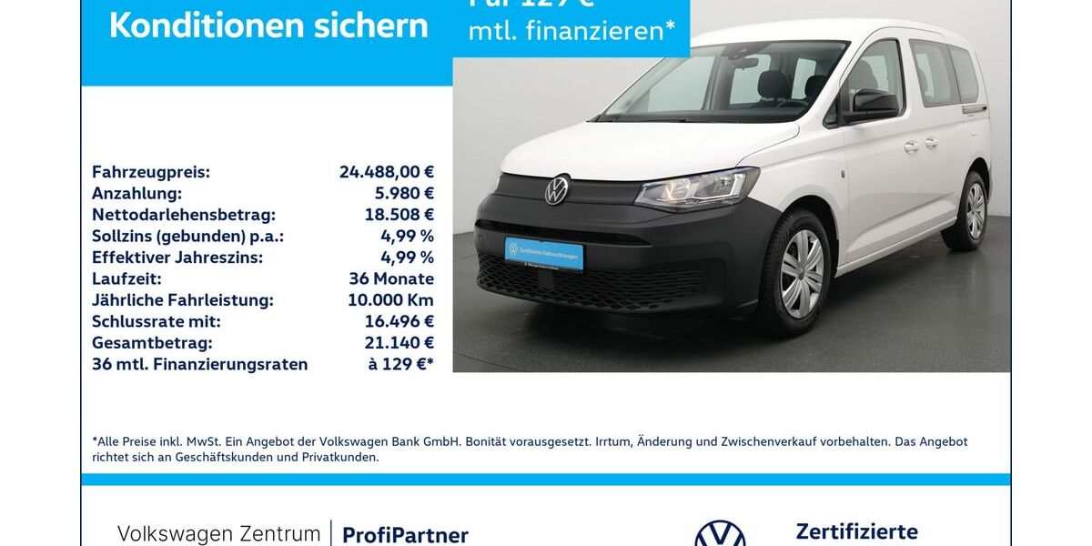VW Caddy 27.241 km 24.480 &euro; Leverkusen 51379
