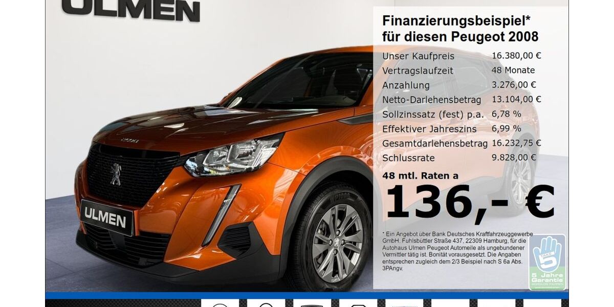 Peugeot 2008 23.203 km 16.380 &euro; Düsseldorf 40233